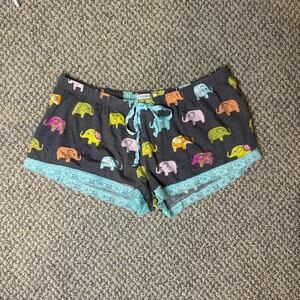 The CUTEST vintage y2k low rise lace elephant pj lounge mini shorts
